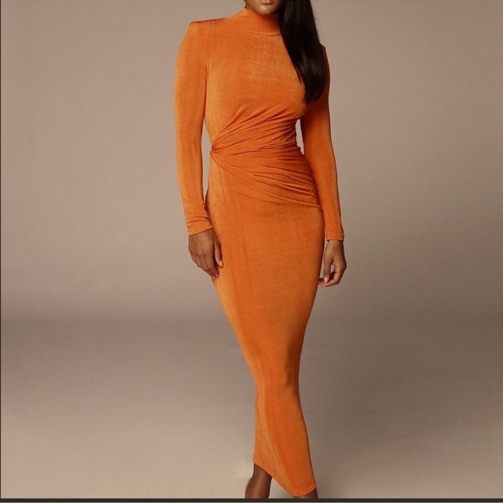 KARA MOCK NECK DRESS